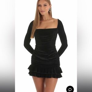 Lucy in the Sky Black Mini Dress
